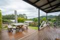 Front deck and outdoor table